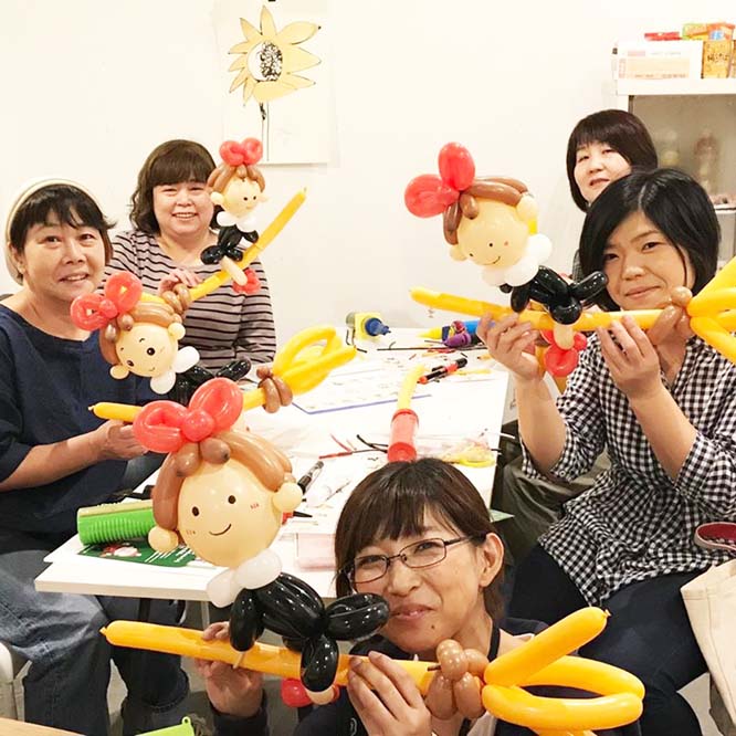 楽しいバルーンアート教室